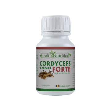 Cordyceps Extract Forte 100% natural, 120 capsule, Health Nutrition