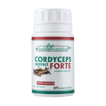 Cordyceps Extract Forte 100% natural, 60 capsule, Health Nutrition