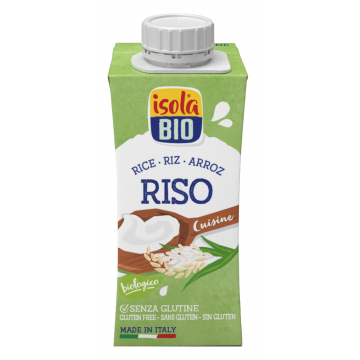 Crema din orez pentru gatit, 200ml, Isola Bio