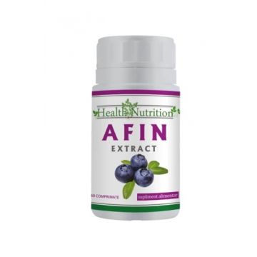 Extract frunze de afin 60mg, 60 tablete, Health Nutrition