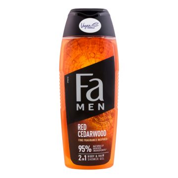 Gel de dus pentru corp si par Men 2 in 1 Red Cedarwood, 400ml, Fa