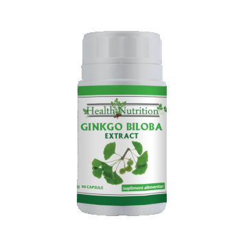 Ginko Biloba Extract, 60 tablete, Health Nutrition