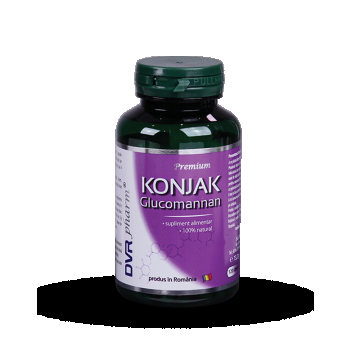 Konjak Glucomannan, 120 capsule, DVR Pharm