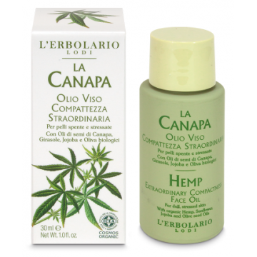 L'Erbolario Ulei de fata si corp Canepa, 30ml