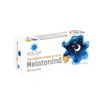 Melatonina 3mg, 30 comprimate, BioSunLine