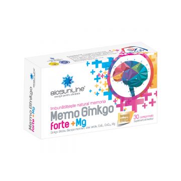 Memo Ginkgo Forte, 30 comprimate, BioSunLine