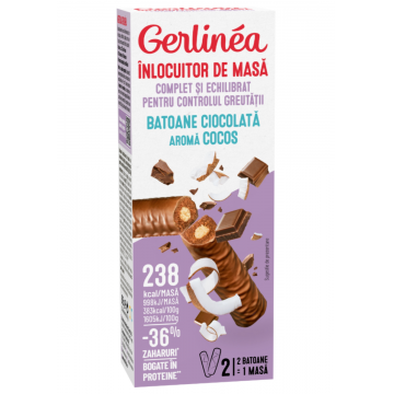 Mini pack batoane cu cocos, 62g, Gerlinea