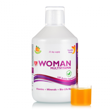 Multivitamine pentru femei cu 147 de ingrediente, 500ml, Swedish Nutra