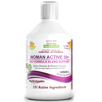 Multivitamine Woman Active 50+, 500ml, Swedish Nutra