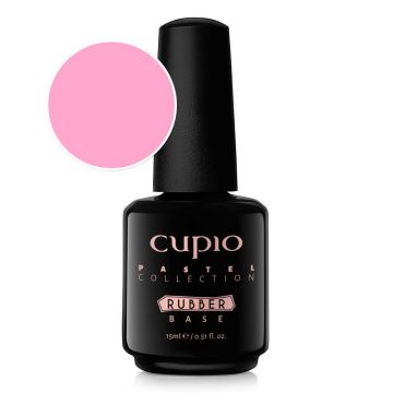 Rubber base Pastel Collection Pink, 15ml, Cupio