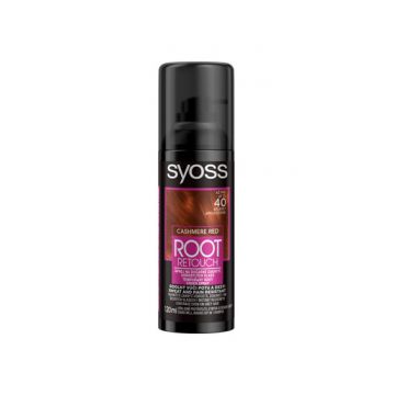 Spray pentru vopsirea temporara a radacinilor Root Retoucher Rosu Casmir, 120ml, Syoss