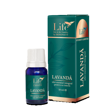 Ulei esential integral de lavanda, 10ml, Bionovativ