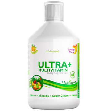 Ultra+ Detox Multivitamine cu 63 de ingrediente, 500ml, Swedish Nutra