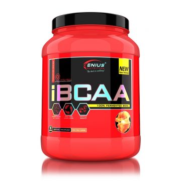 Aminoacizi cu aroma de piersica IBCAA, 450g, Genius Nutrition