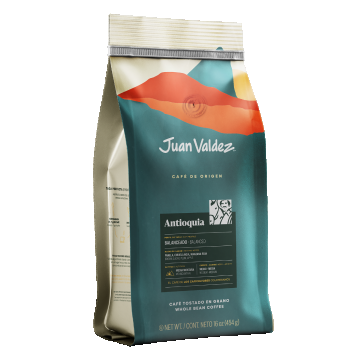 Cafea boabe Origine Antioquia, 454g, Juan Valdez