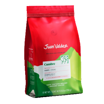 Cafea premium macinata Cumbre, 250g, Juan Valdez