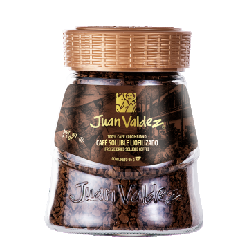 Cafea solubila liofilizata clasica, 95g, Juan Valdez