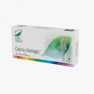 Calciu biologic, 30 capsule, Pro Natura