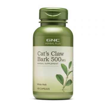 Cat's Claw Bark Herbal Plus 500mg (194422), 100 capsule, Gnc