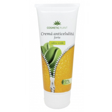 Crema Anticelulita Forte cu extract de cafea verde, 200ml, Cosmetic Plant