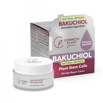 Crema antirid cu Bakuchiol si Celule Stem din plante Wrinkle Repair, 50ml, Cosmetic Plant