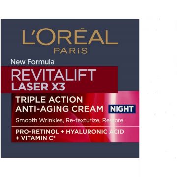 Crema antirid de noapte Revitalift Laser Renew, 50ml, L'Oreal Paris