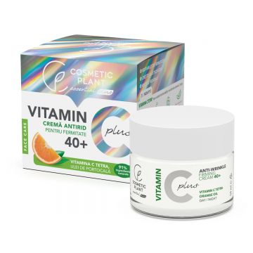 Crema antirid pentru fermitate 40+ Vitamin C Plus, 50ml, Cosmetic Plant