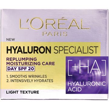 Crema de zi antirid cu acid hialuronic Hyaluron Specialist, 50ml, L'Oreal Paris