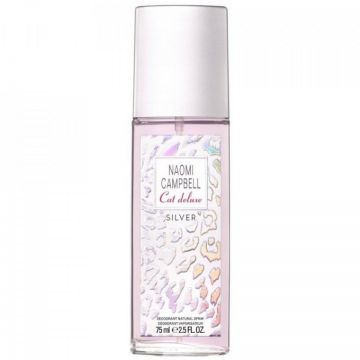 Deodorant Spray Naomi Campbell Cat Deluxe Silver, Anti-Perspirant, For Women, 75 ml