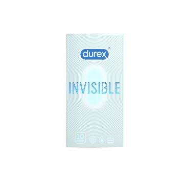 Durex Prezervative Invisible, 10 bucati