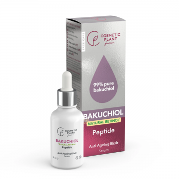 Elixir Serum Anti-Ageing cu Backuchiol si Peptida, 30ml, Cosmetic Plant