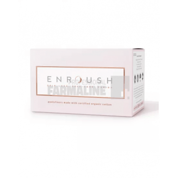 Enroush Absorbante zilnice din bumbac organic 24 bucati