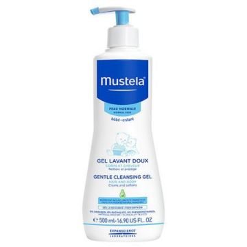 Gel de curatare par si corp Mustela (Gramaj: 500 ml, Concentratie: Gel de curatare)