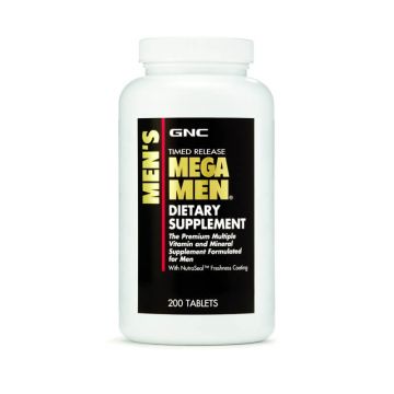 Gnc Men's Mega Men Multivitamin, Complex De Multivitamine Pentru Barbati, 200 Tb