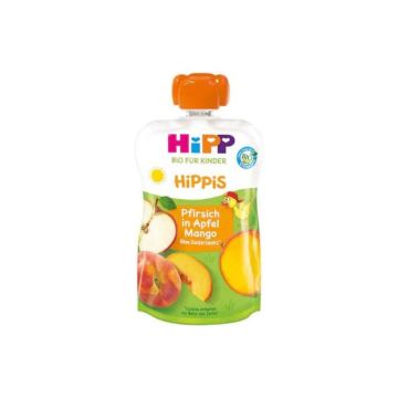 HIPPIS piure de fructe mar, mango si piersica, 100g