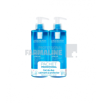 La Roche Posay Pk Lipikar Gel lavant 400 ml + 400 ml + Lipikar Baume Light AP+M 15 ml