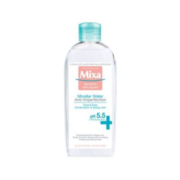 MIXA Apa micelara Anti-Imperfectiuni pentru tenul mix, 400ml