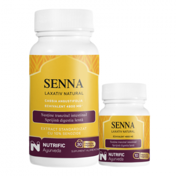 Pachet Senna, 30 + 10 capsule, Nutrific