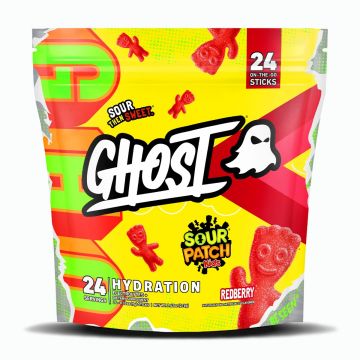 Pudra pentru hidratare cu aroma de merisoare, 24 plicuri, Ghost