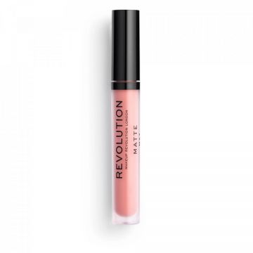 Ruj lichid Makeup Revolution, Matte, Vegan, 3 ml (Nuanta Ruj: 113 Heart Race)