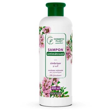 Sampon antimatreata cu cimbrisor si sulf, 400ml, Cosmetic Plant