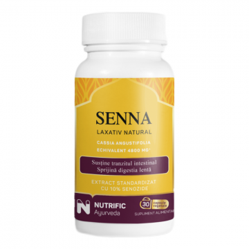 Senna, 30 capsule vegetale, Nutrific