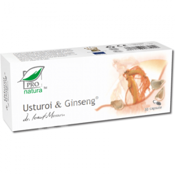 Usturoi & Ginseng, 30 capsule, Pro Natura