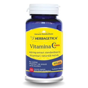 Vitamina C Forte 400 mg, 30 capsule, Herbagetica