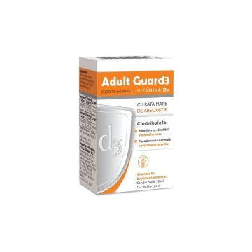 Adult Guard3 2000 UI Vitamina D3, 10 ml solutie orala