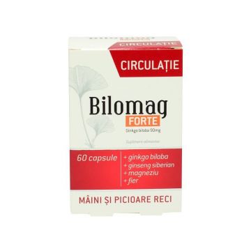 Bilomag forte Circulatie, 60 capsule