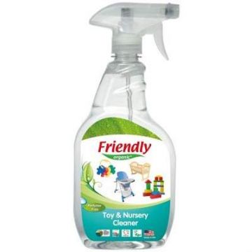 Detergent spray pentru jucarii si suprafete, 650ml, Friendly Organic Detergent spray pentru jucarii si suprafete, 650ml, Friendly Organic