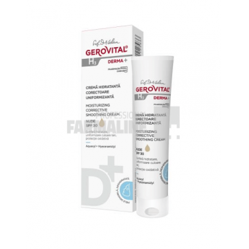 Gerovital H3 Derma+ Crema hidratanta corectoare uniformizanta SPF30  30 ml