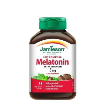 Jamieson Melatonina 5 mg, 35 comprimate cu dizolvare rapida
