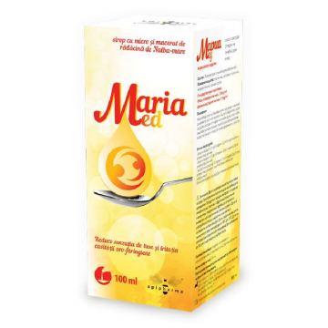 Sirop Maria Med cu miere si nalba mare, 100 ml, Apipharma